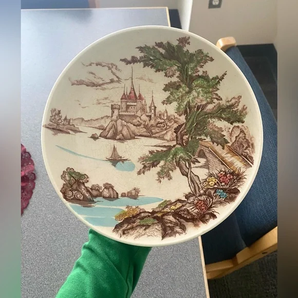 Vintage Royal Sealy Japan "Chateau Paulson" Ironstone Castle Large Bowl - Picture 5 of 5